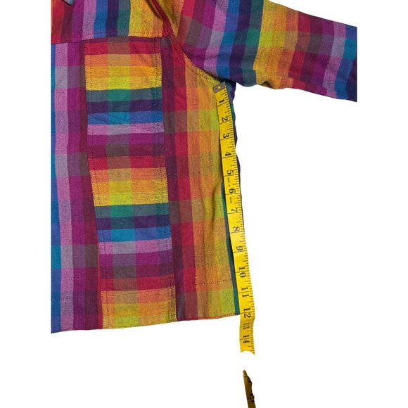 Draper’s And Damon’s xl womens button Jacket Colorful rainbow Vintage Style A777 - Picture 10 of 12